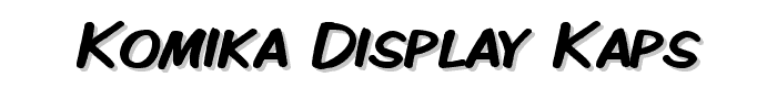 Komika Display Kaps font